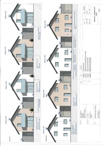 Maisons h   facades est ouest